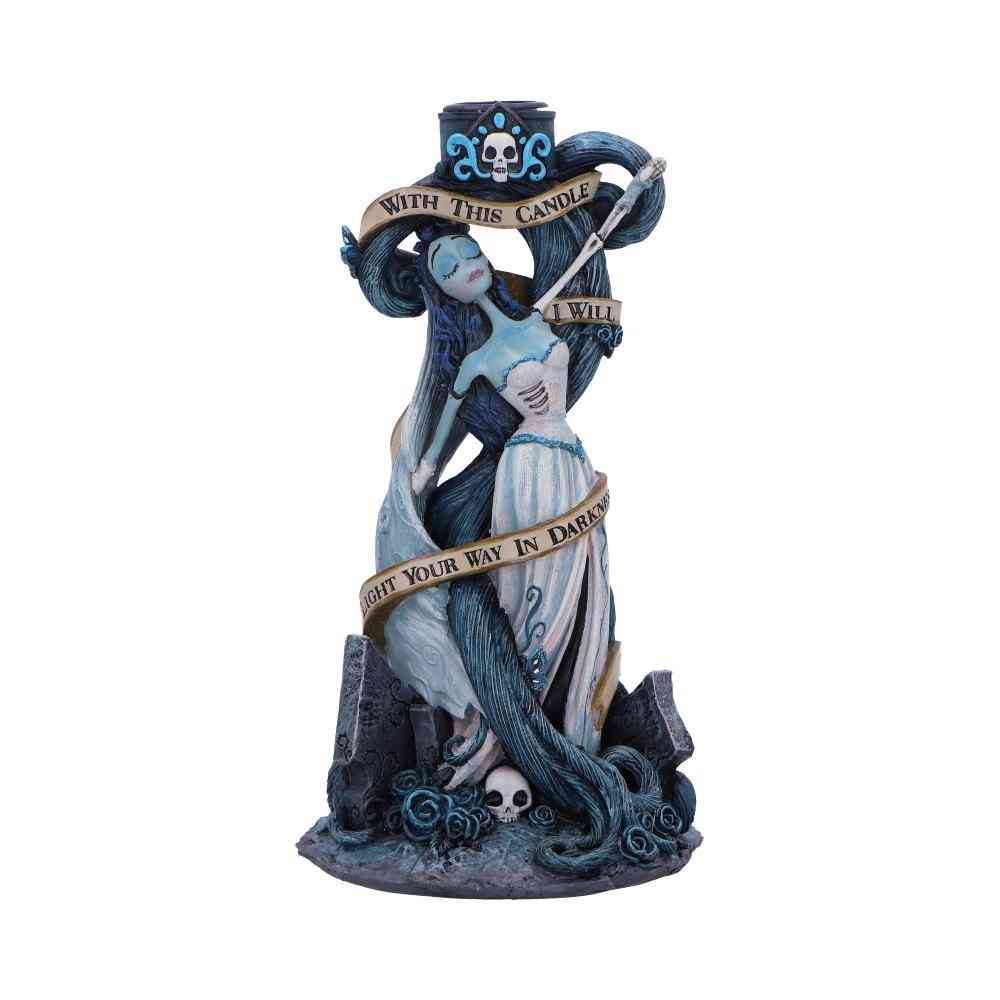 Nemesis Now Corpse Bride - With This Candle Vow Kerzenhalter - Mehrfarben